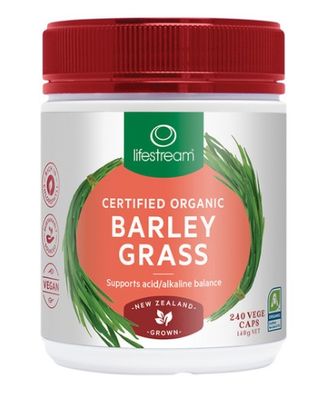 Lifestream Certified Organic Barley Grass 250 Capsules